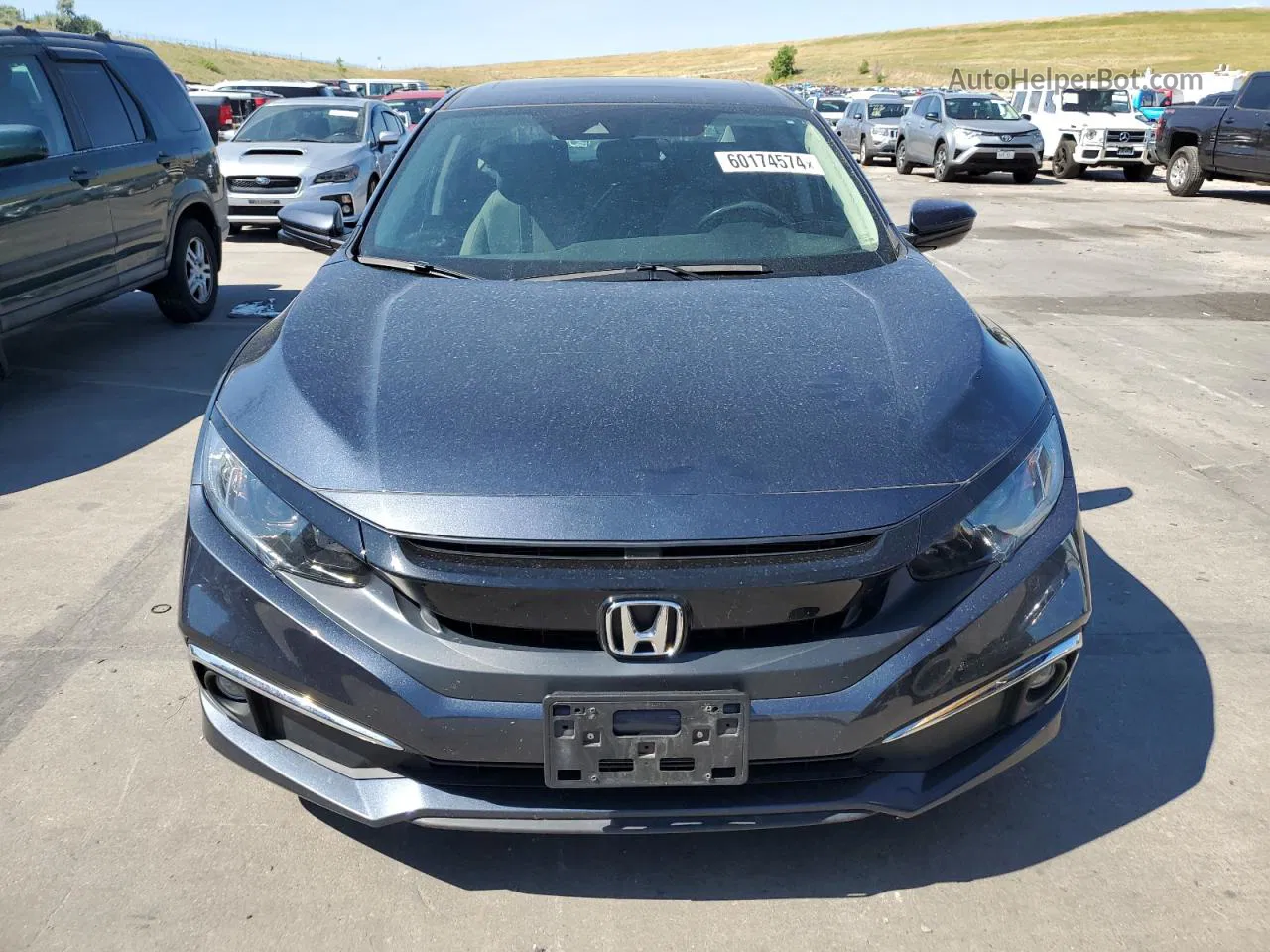 2019 Honda Civic Ex Blue vin: 19XFC1F35KE019758