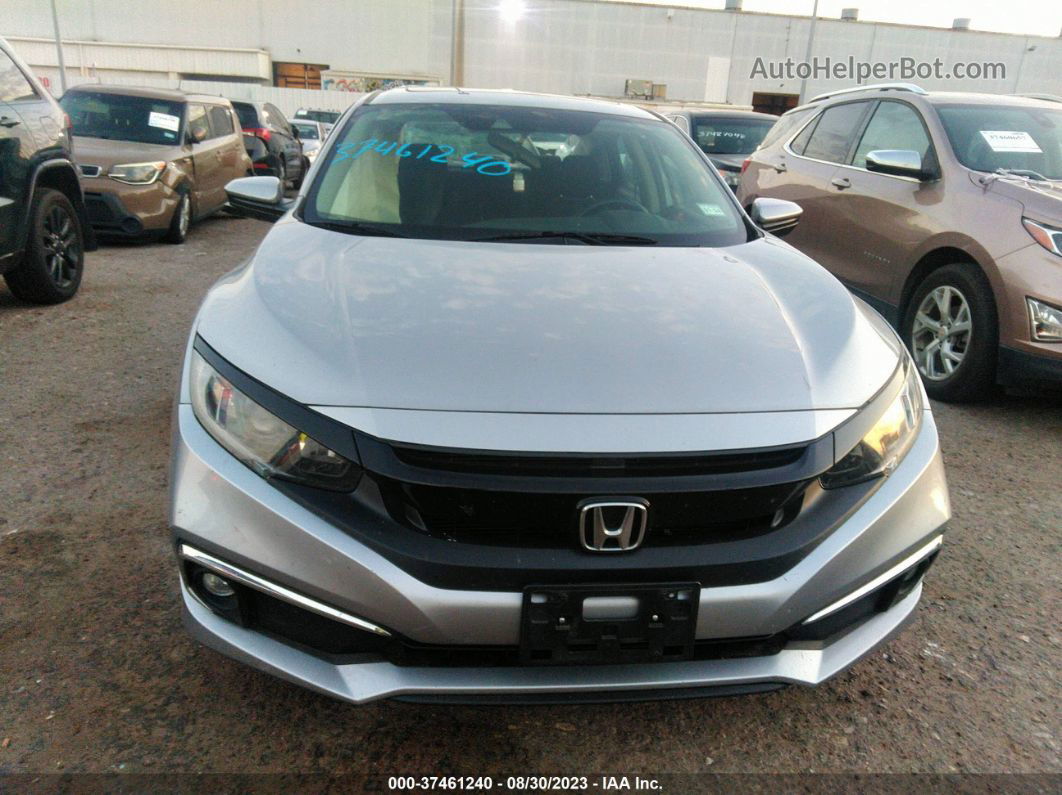 2019 Honda Civic Sedan Ex Silver vin: 19XFC1F35KE216803