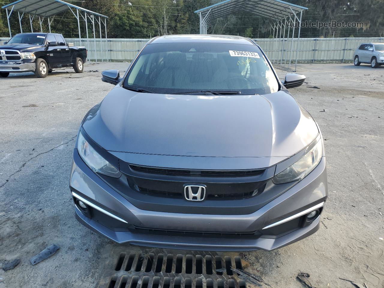 2020 Honda Civic Ex Gray vin: 19XFC1F35LE008860