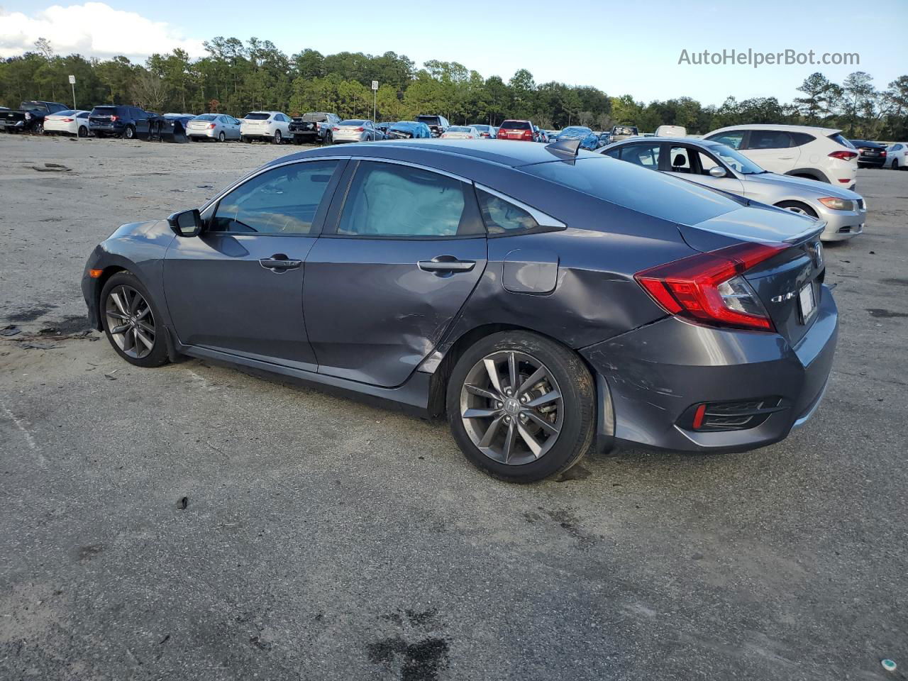 2020 Honda Civic Ex Gray vin: 19XFC1F35LE008860