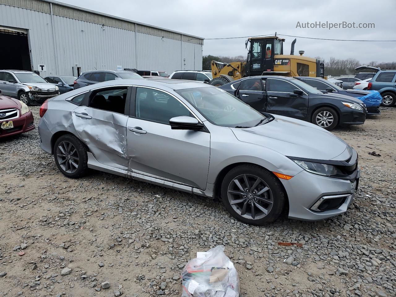 2020 Honda Civic Ex Silver vin: 19XFC1F35LE214907