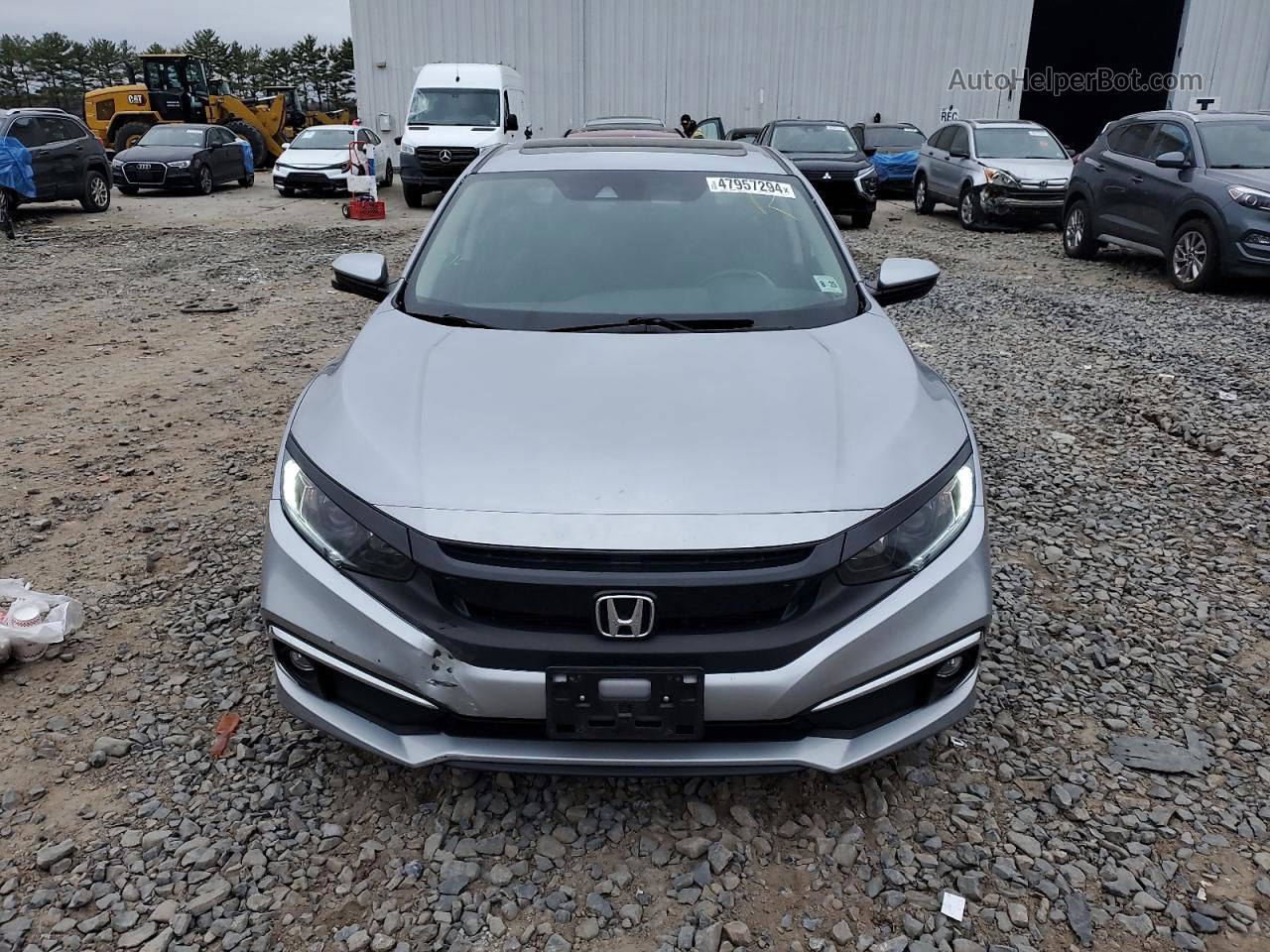 2020 Honda Civic Ex Silver vin: 19XFC1F35LE214907