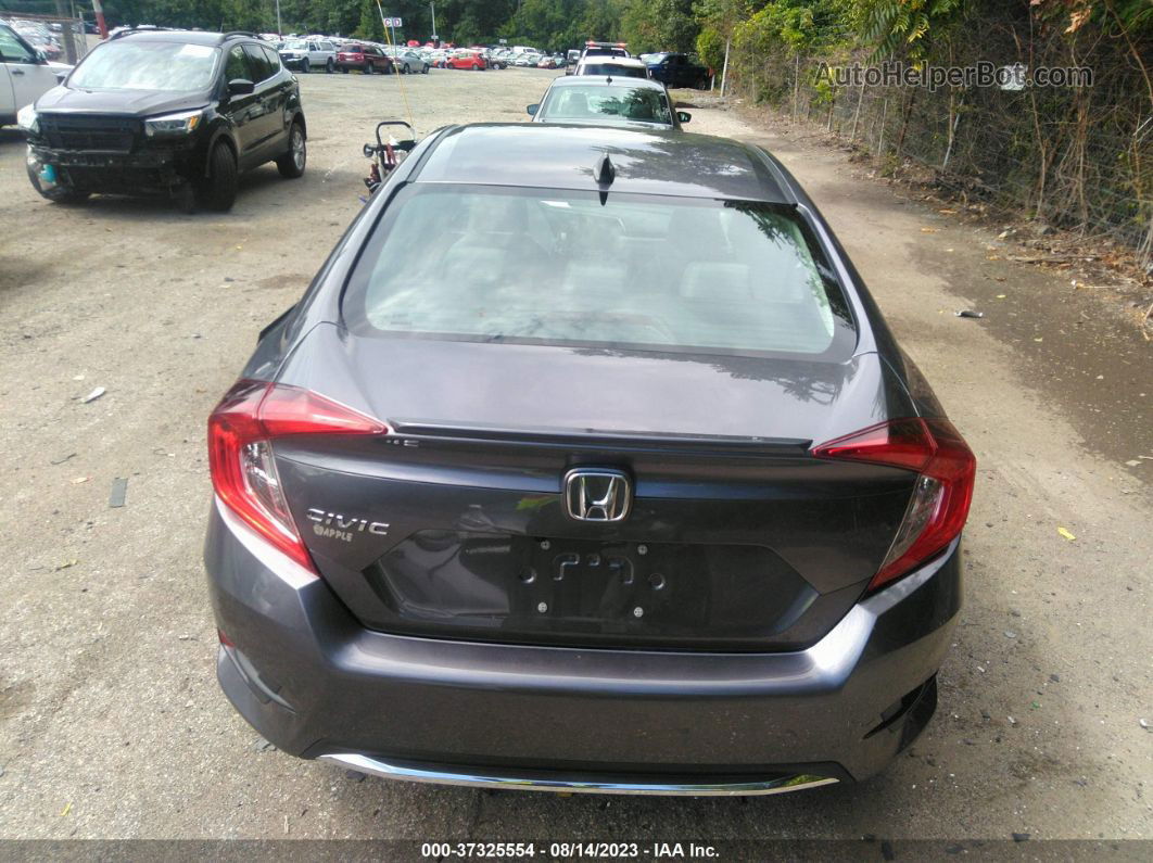 2020 Honda Civic Sedan Ex Gray vin: 19XFC1F35LE221565