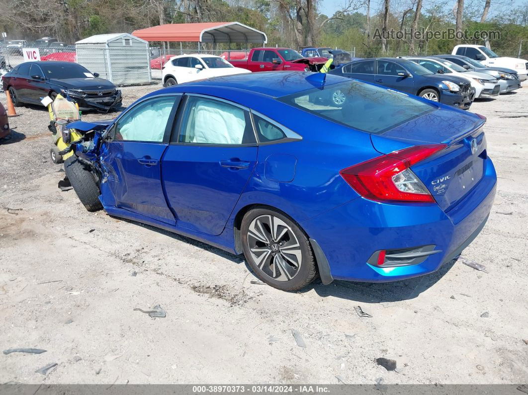 2016 Honda Civic Ex-t Синий vin: 19XFC1F36GE025589