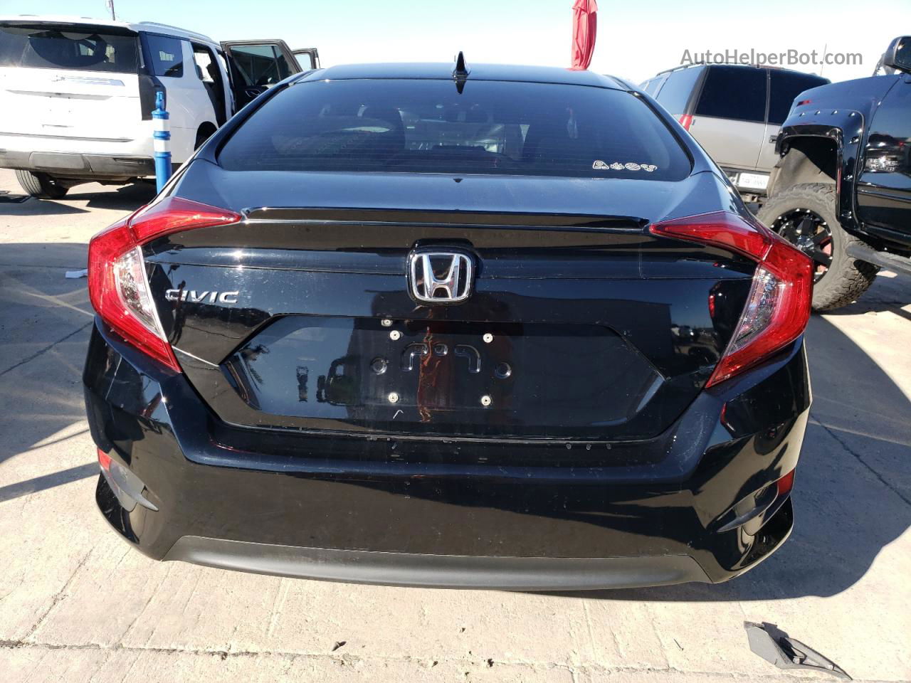 2017 Honda Civic Ex Black vin: 19XFC1F36HE016067