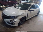 2019 Honda Civic Ex White vin: 19XFC1F36KE001219