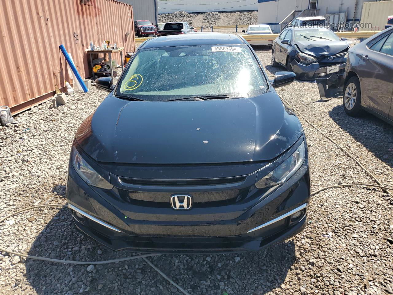 2019 Honda Civic Ex Black vin: 19XFC1F36KE006453