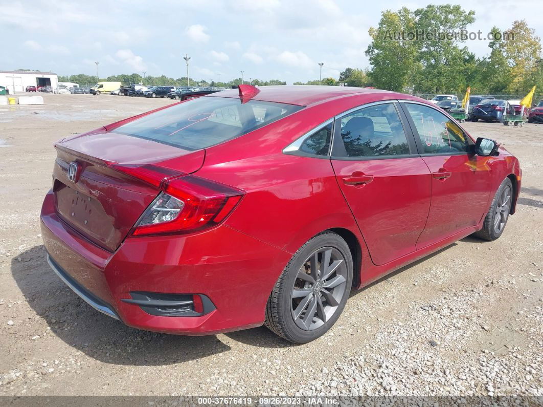 2019 Honda Civic Ex Orange vin: 19XFC1F36KE010129