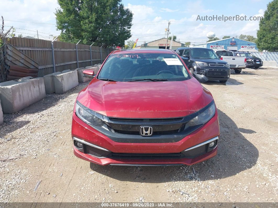 2019 Honda Civic Ex Оранжевый vin: 19XFC1F36KE010129