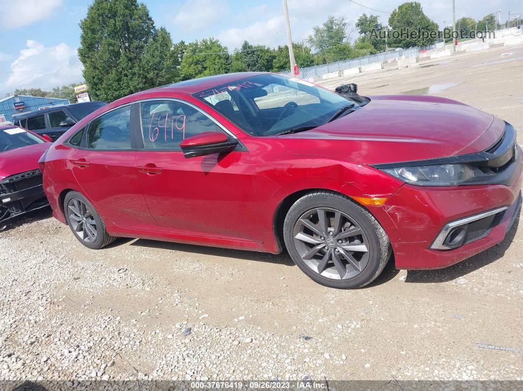 2019 Honda Civic Ex Orange vin: 19XFC1F36KE010129