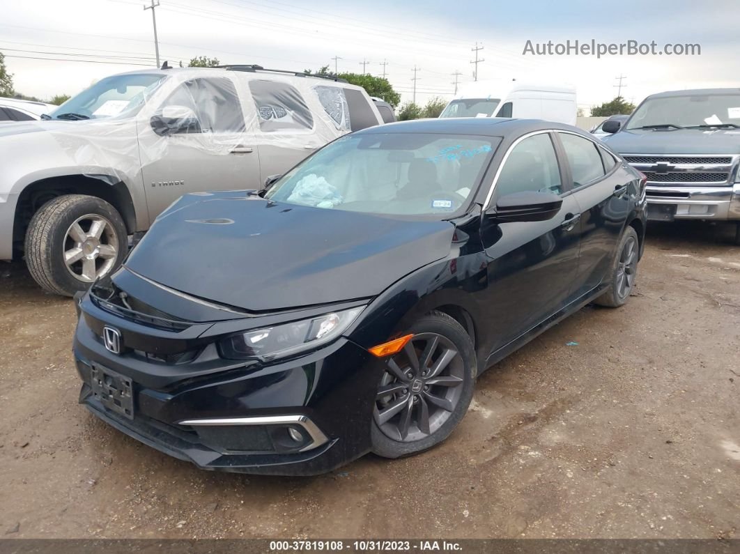 2020 Honda Civic Sedan Ex Черный vin: 19XFC1F36LE006101