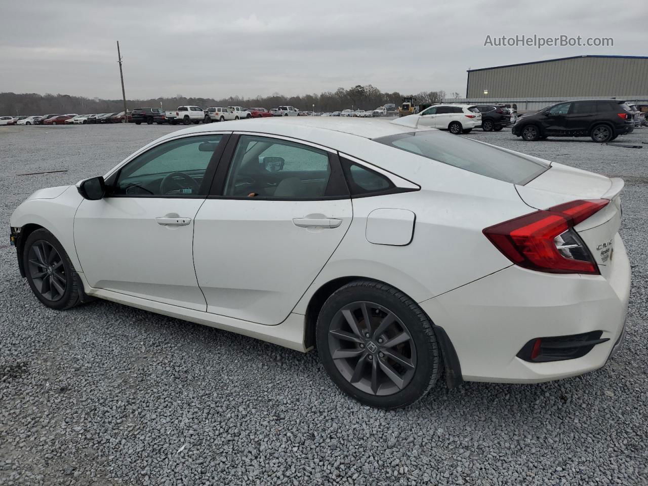 2020 Honda Civic Ex White vin: 19XFC1F36LE018782