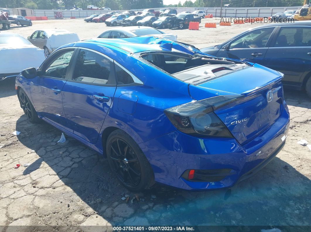 2020 Honda Civic Ex  Blue vin: 19XFC1F36LE021634