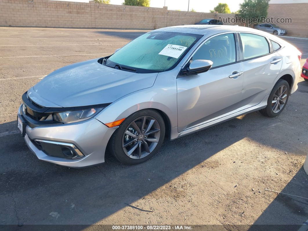 2020 Honda Civic Sedan Ex Silver vin: 19XFC1F36LE213054