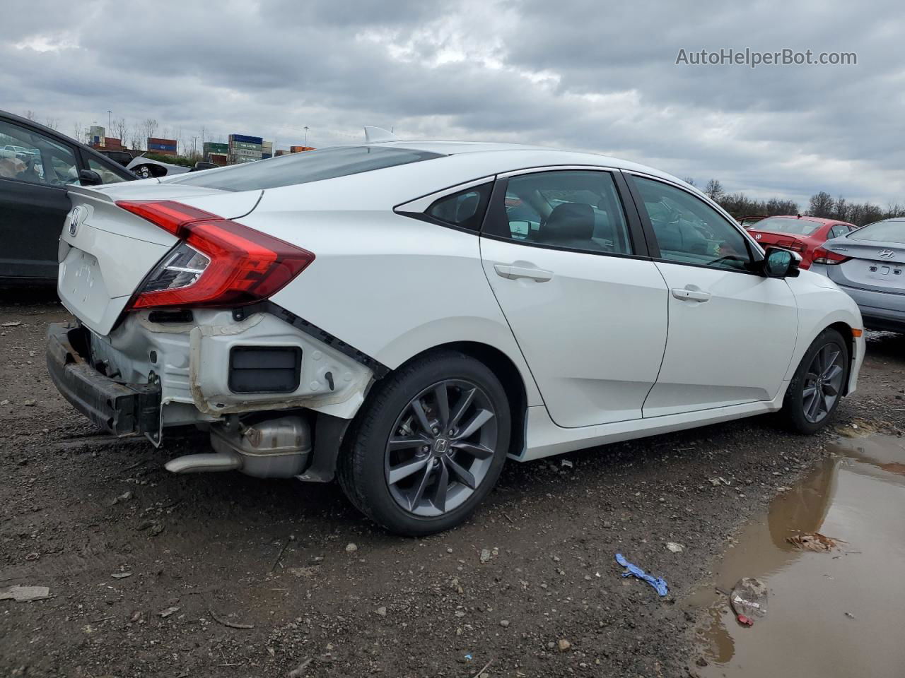 2021 Honda Civic Ex Белый vin: 19XFC1F36ME011980