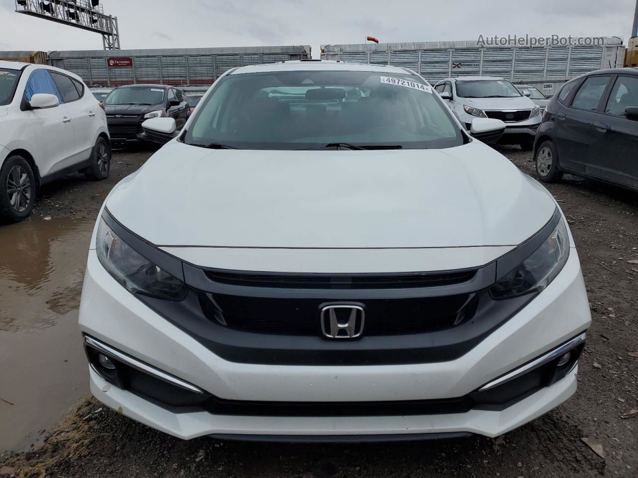 2021 Honda Civic Ex White vin: 19XFC1F36ME011980