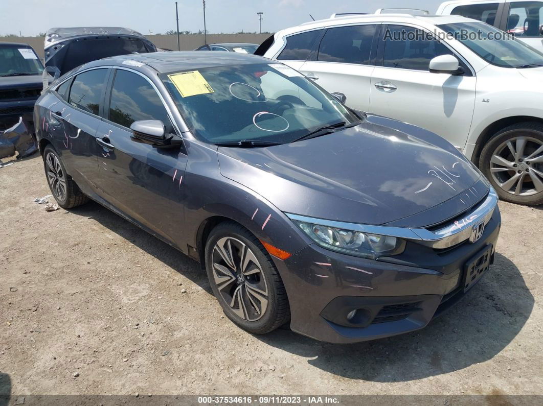 2016 Honda Civic Sedan Ex-t Серый vin: 19XFC1F37GE024001