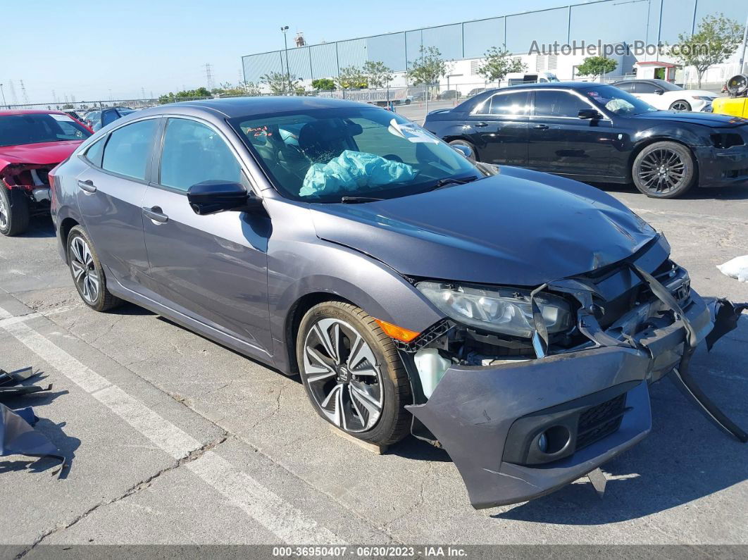 2016 Honda Civic Sedan Ex-t Gray vin: 19XFC1F37GE207625