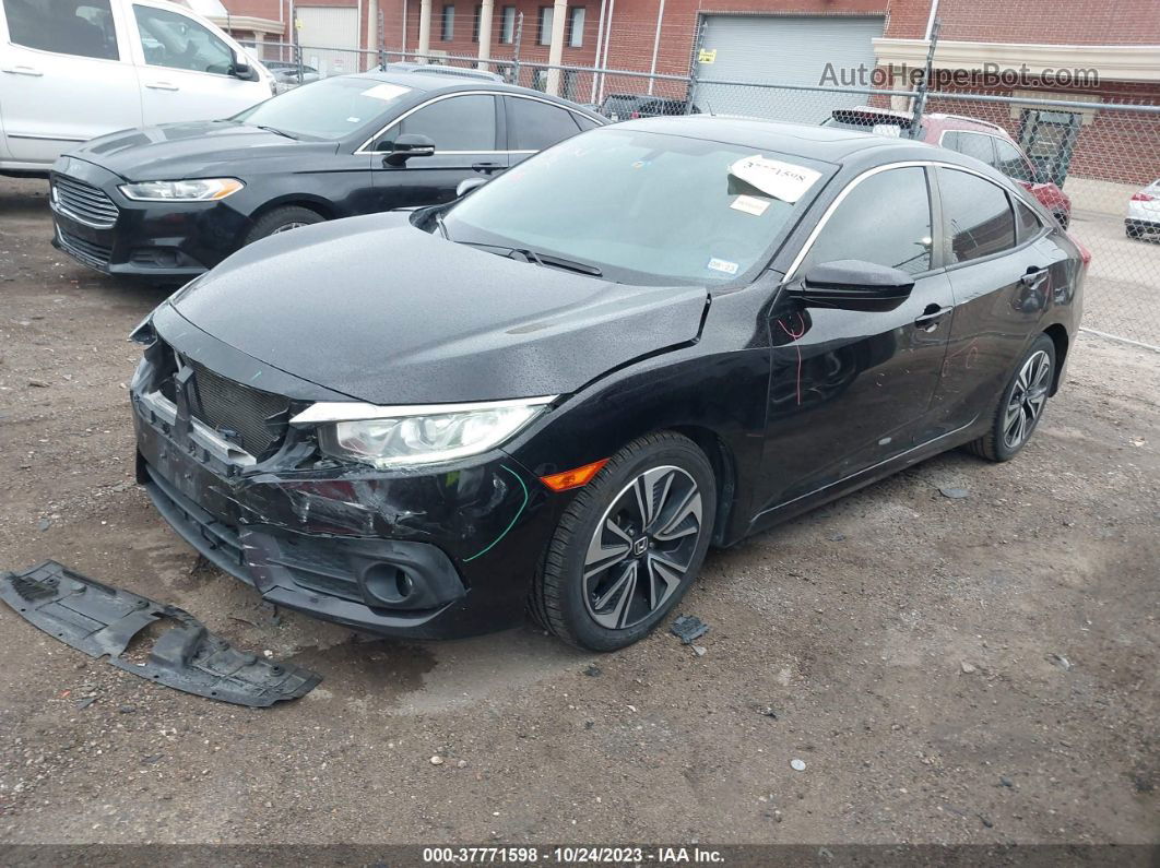 2016 Honda Civic Sedan Ex-t Черный vin: 19XFC1F37GE211321