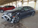 2017 Honda Civic Ex Синий vin: 19XFC1F37HE008642