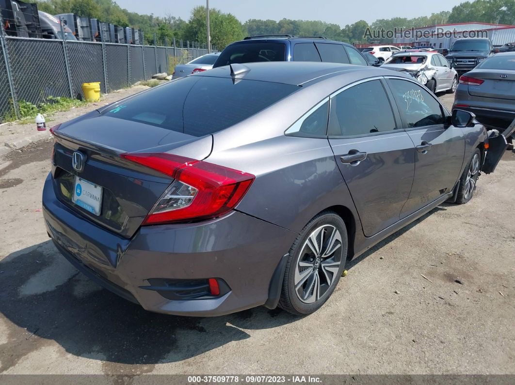 2017 Honda Civic Ex-t Gray vin: 19XFC1F37HE022072