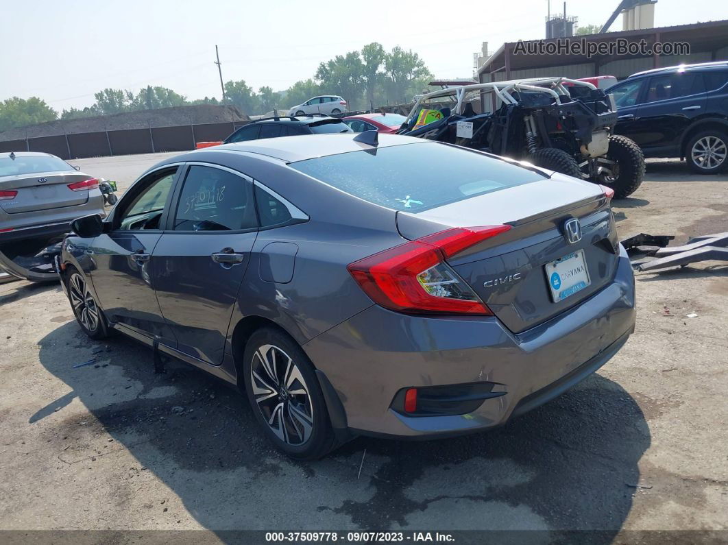 2017 Honda Civic Ex-t Gray vin: 19XFC1F37HE022072