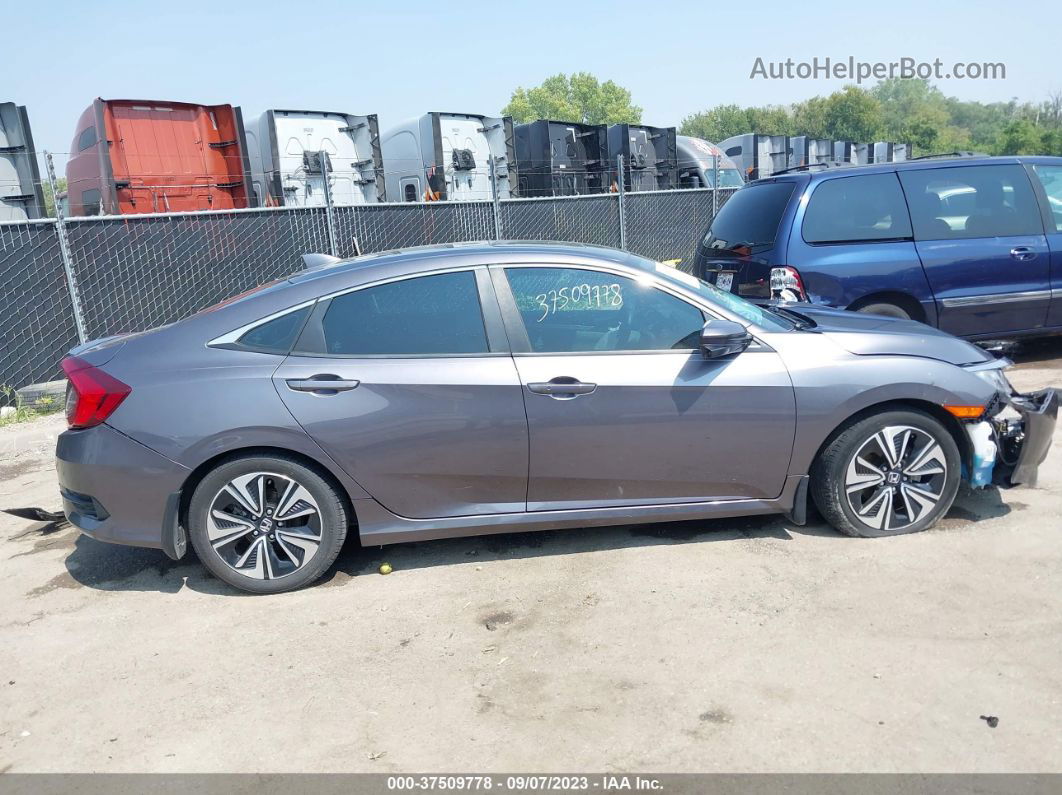 2017 Honda Civic Ex-t Gray vin: 19XFC1F37HE022072