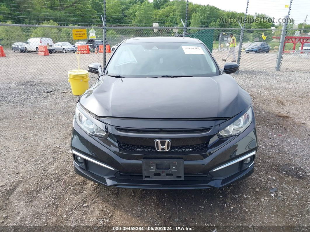 2020 Honda Civic Ex Black vin: 19XFC1F37LE009170