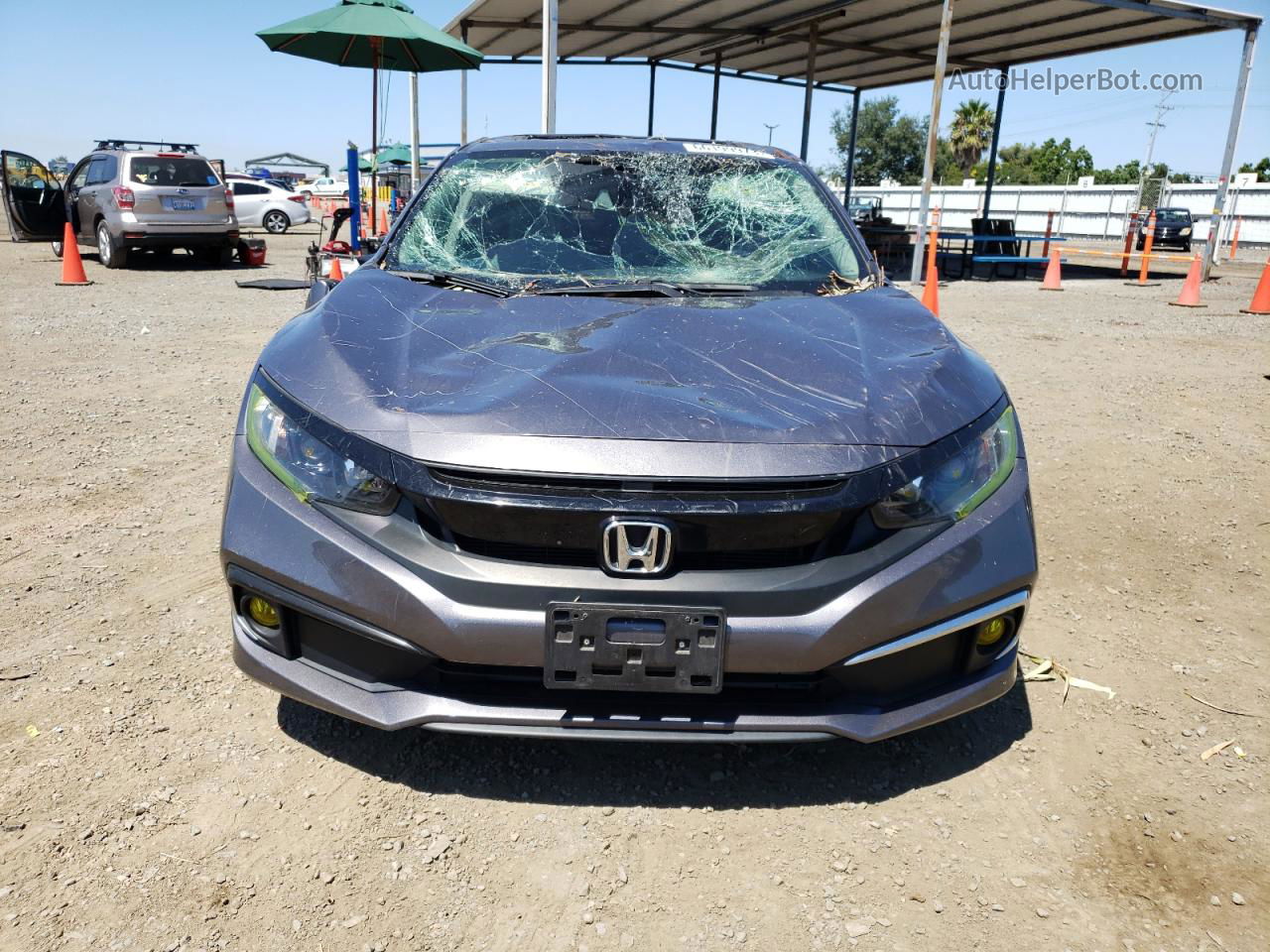 2020 Honda Civic Ex Gray vin: 19XFC1F37LE209997