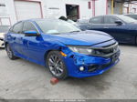 2020 Honda Civic Ex Blue vin: 19XFC1F37LE210082