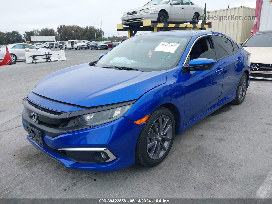 2020 Honda Civic Ex Blue vin: 19XFC1F37LE210082