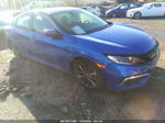 2020 Honda Civic Sedan Ex Blue vin: 19XFC1F37LE214729