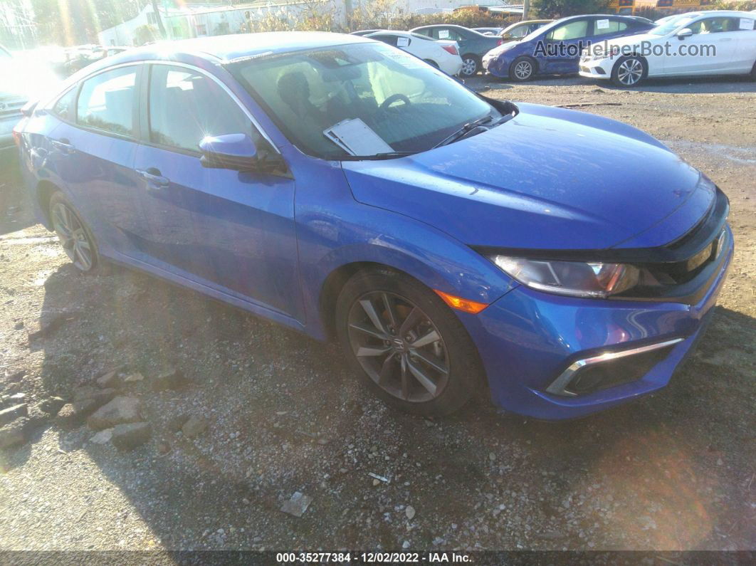 2020 Honda Civic Sedan Ex Blue vin: 19XFC1F37LE214729