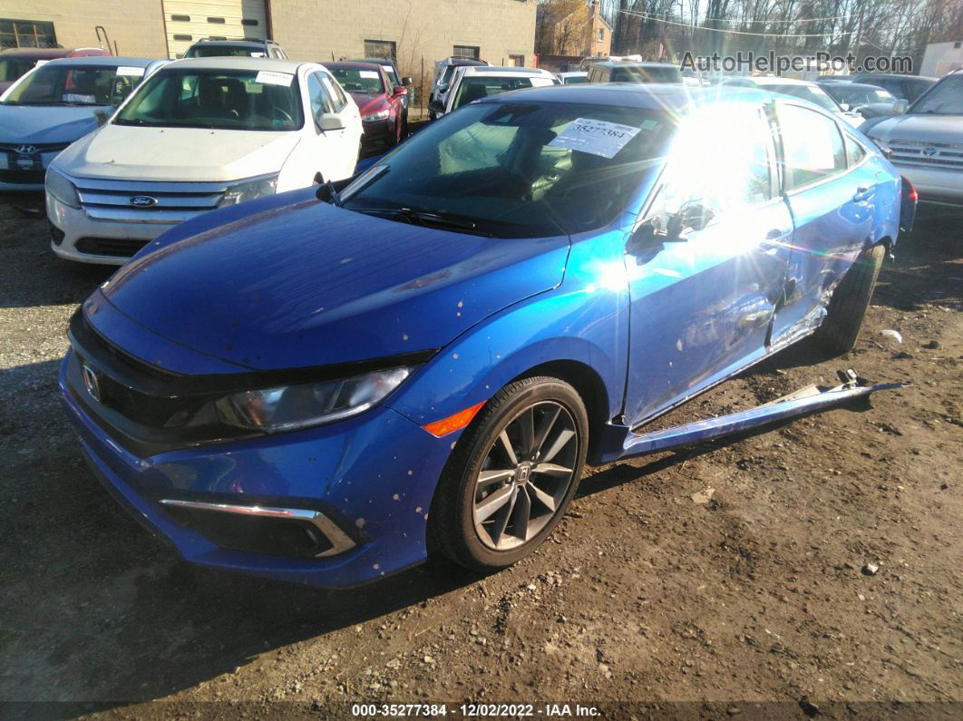 2020 Honda Civic Sedan Ex Синий vin: 19XFC1F37LE214729