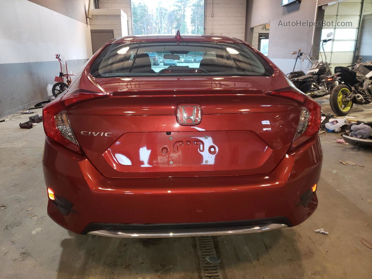 2019 Honda Civic Ex Red vin: 19XFC1F38KE018989