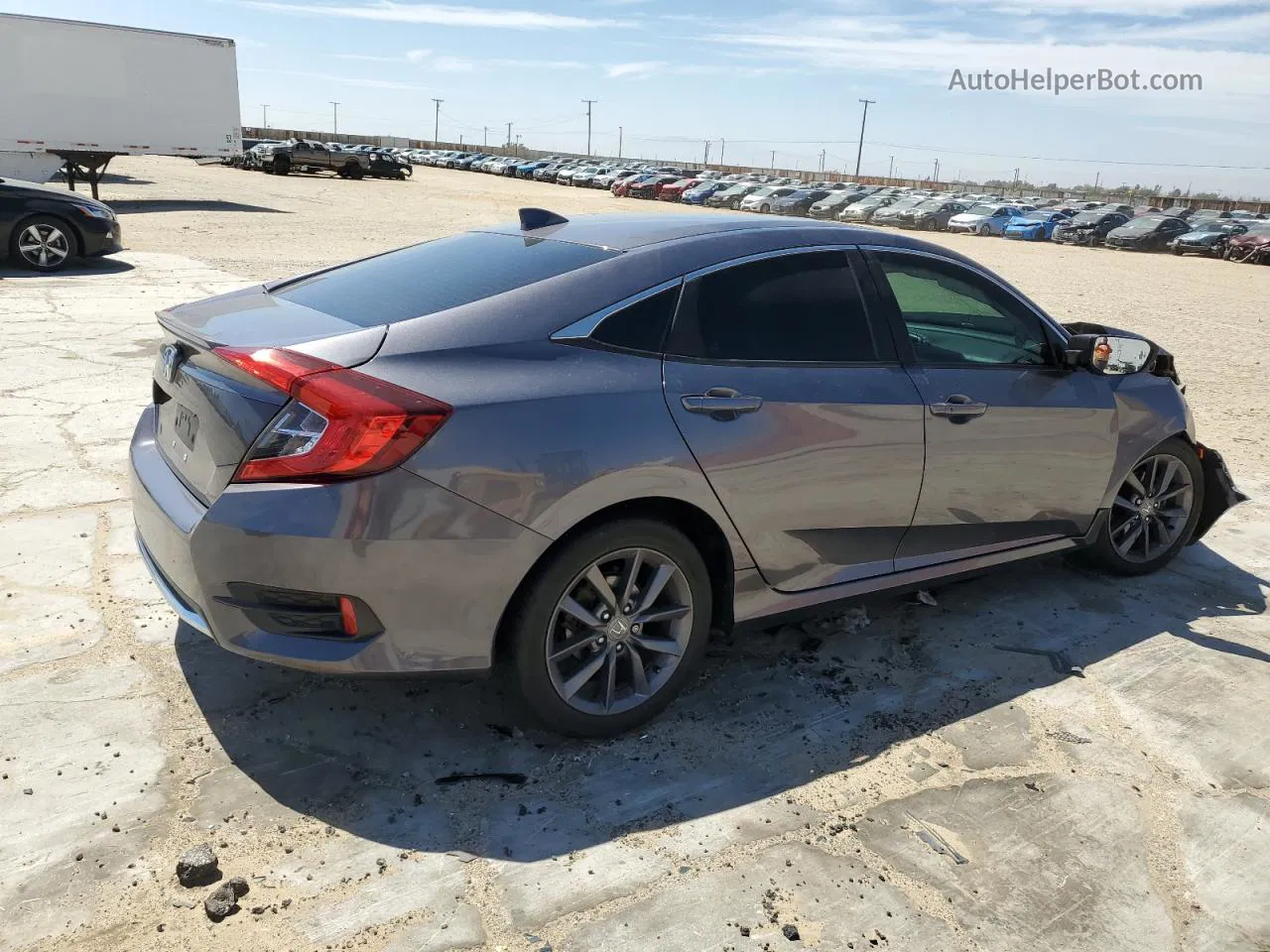 2019 Honda Civic Ex Charcoal vin: 19XFC1F38KE205035