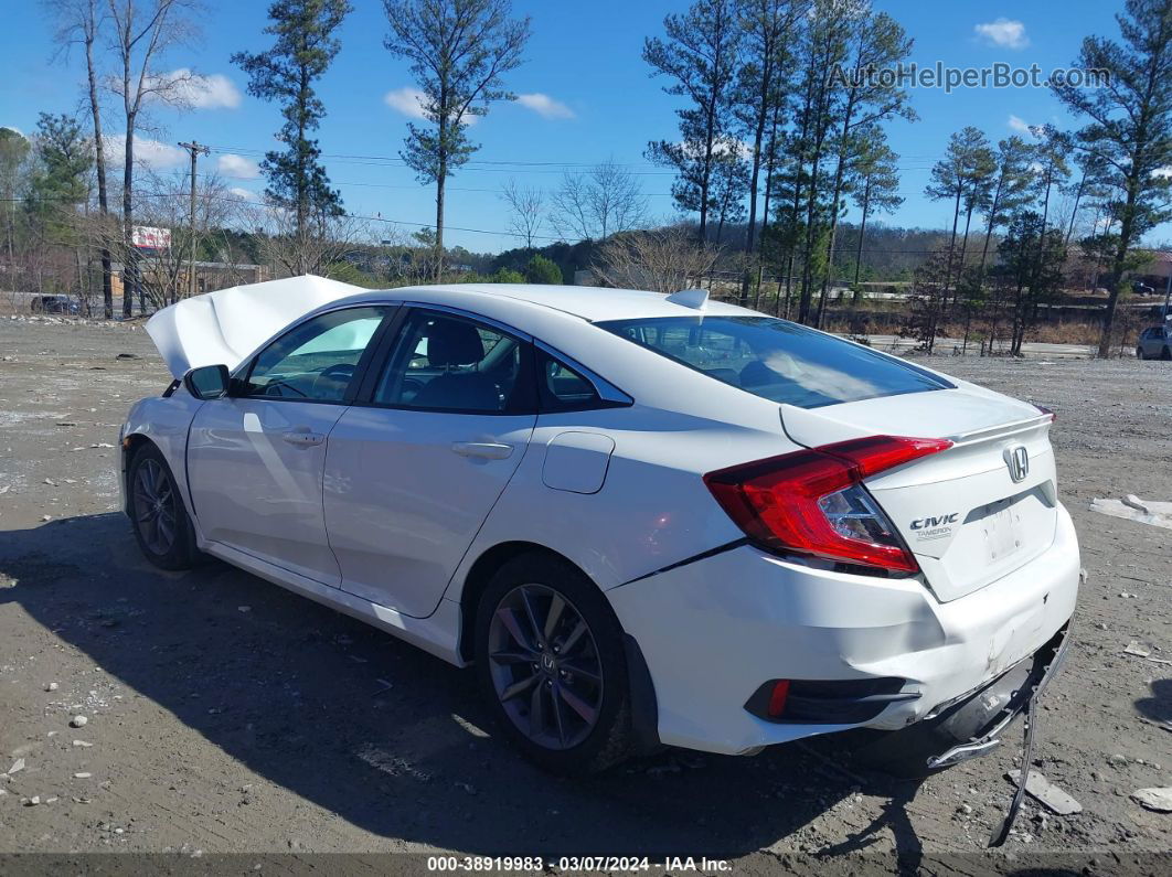 2020 Honda Civic Ex White vin: 19XFC1F38LE004219