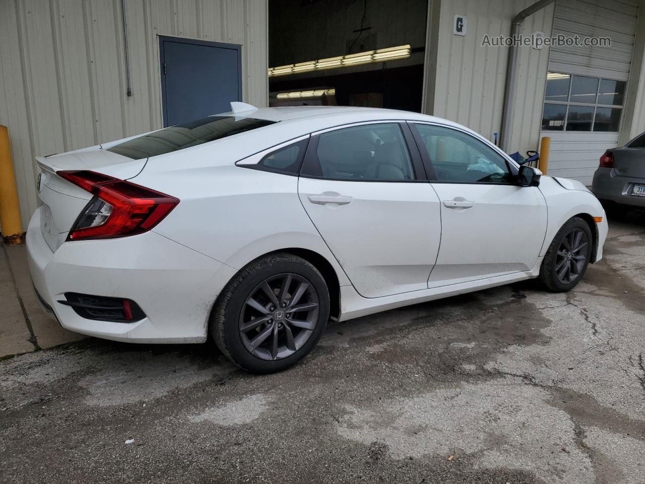 2020 Honda Civic Ex White vin: 19XFC1F38LE010473