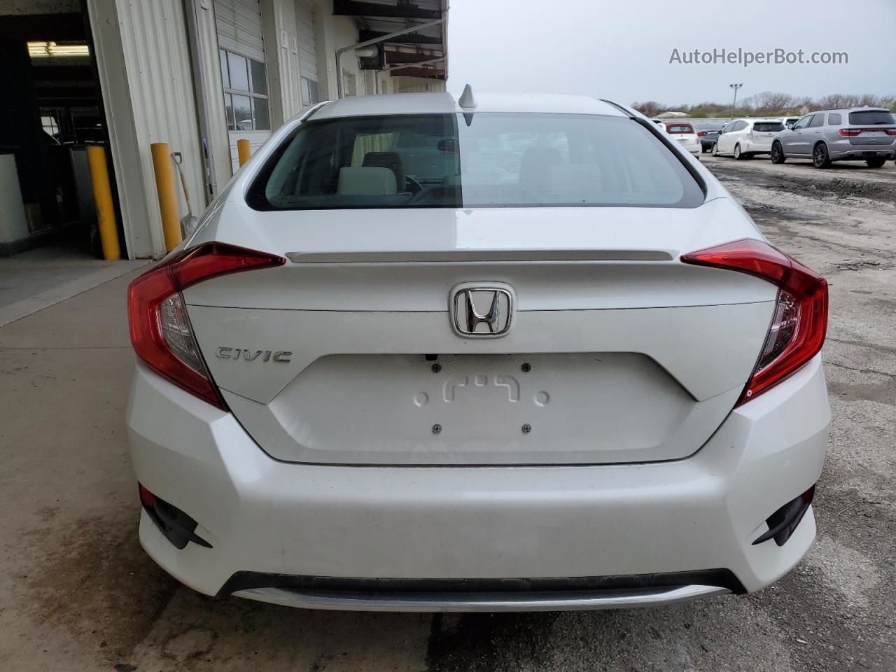 2020 Honda Civic Ex White vin: 19XFC1F38LE010473