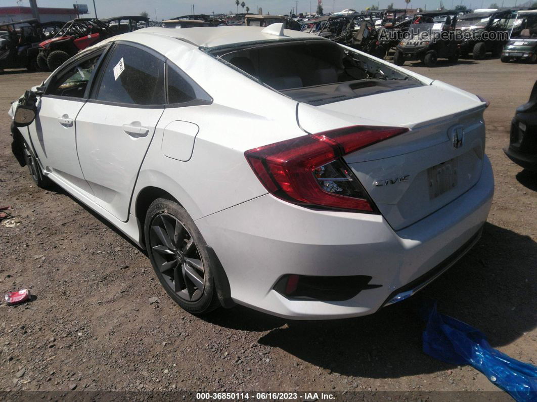 2020 Honda Civic Sedan Ex White vin: 19XFC1F38LE023322