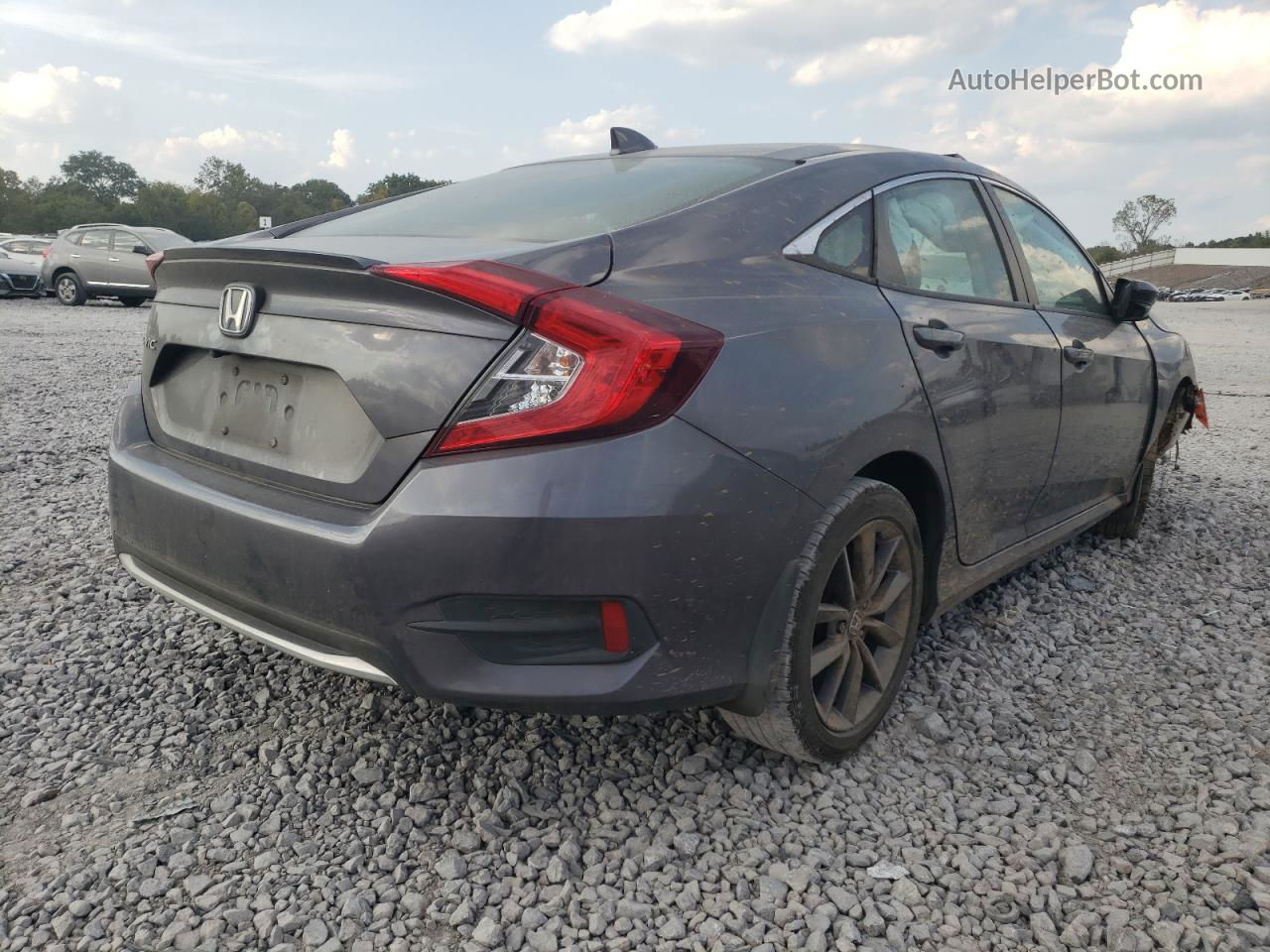 2020 Honda Civic Ex Серый vin: 19XFC1F38LE024938