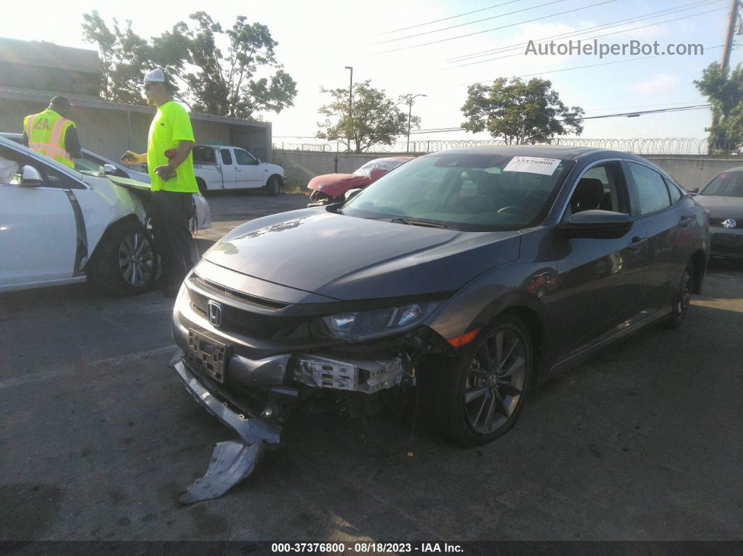 2020 Honda Civic Sedan Ex Gray vin: 19XFC1F38LE204601