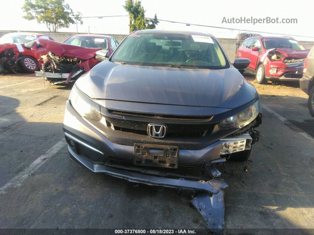 2020 Honda Civic Sedan Ex Gray vin: 19XFC1F38LE204601