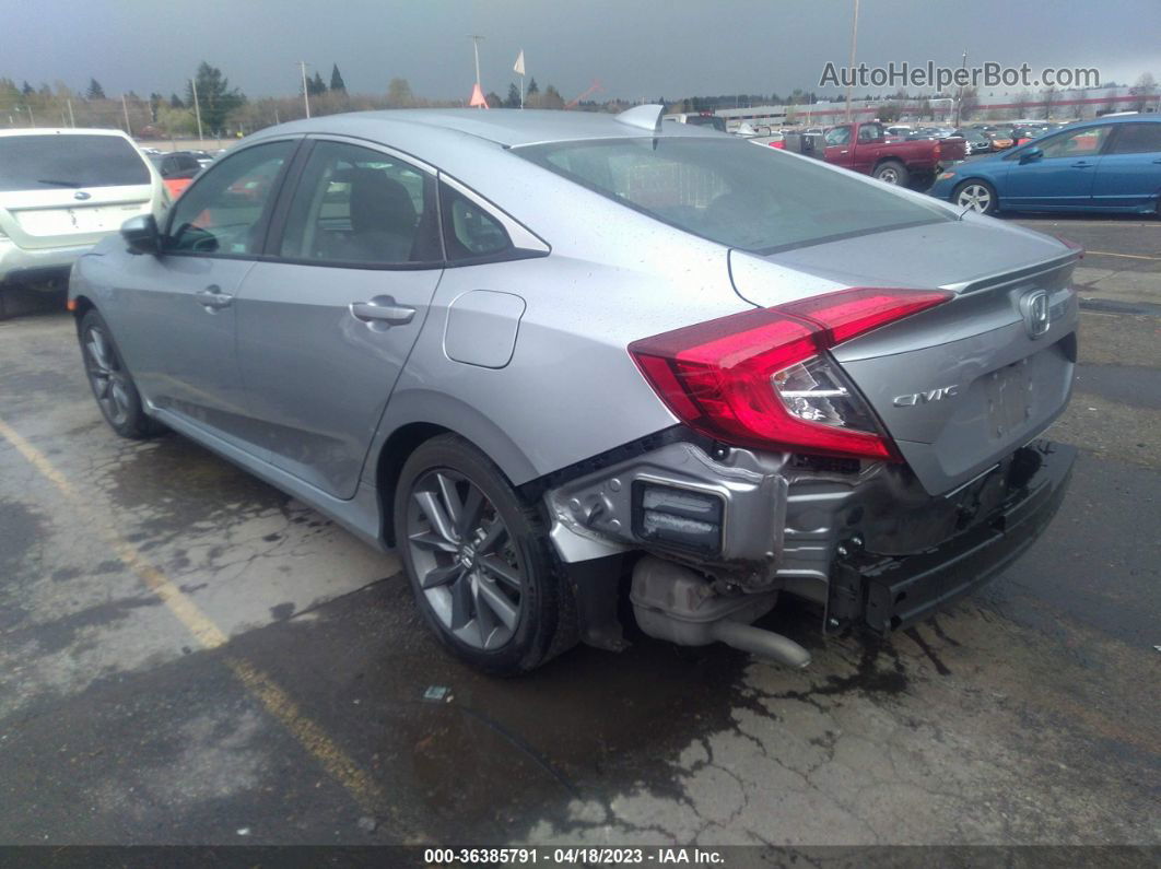 2020 Honda Civic Ex  Silver vin: 19XFC1F38LE214285