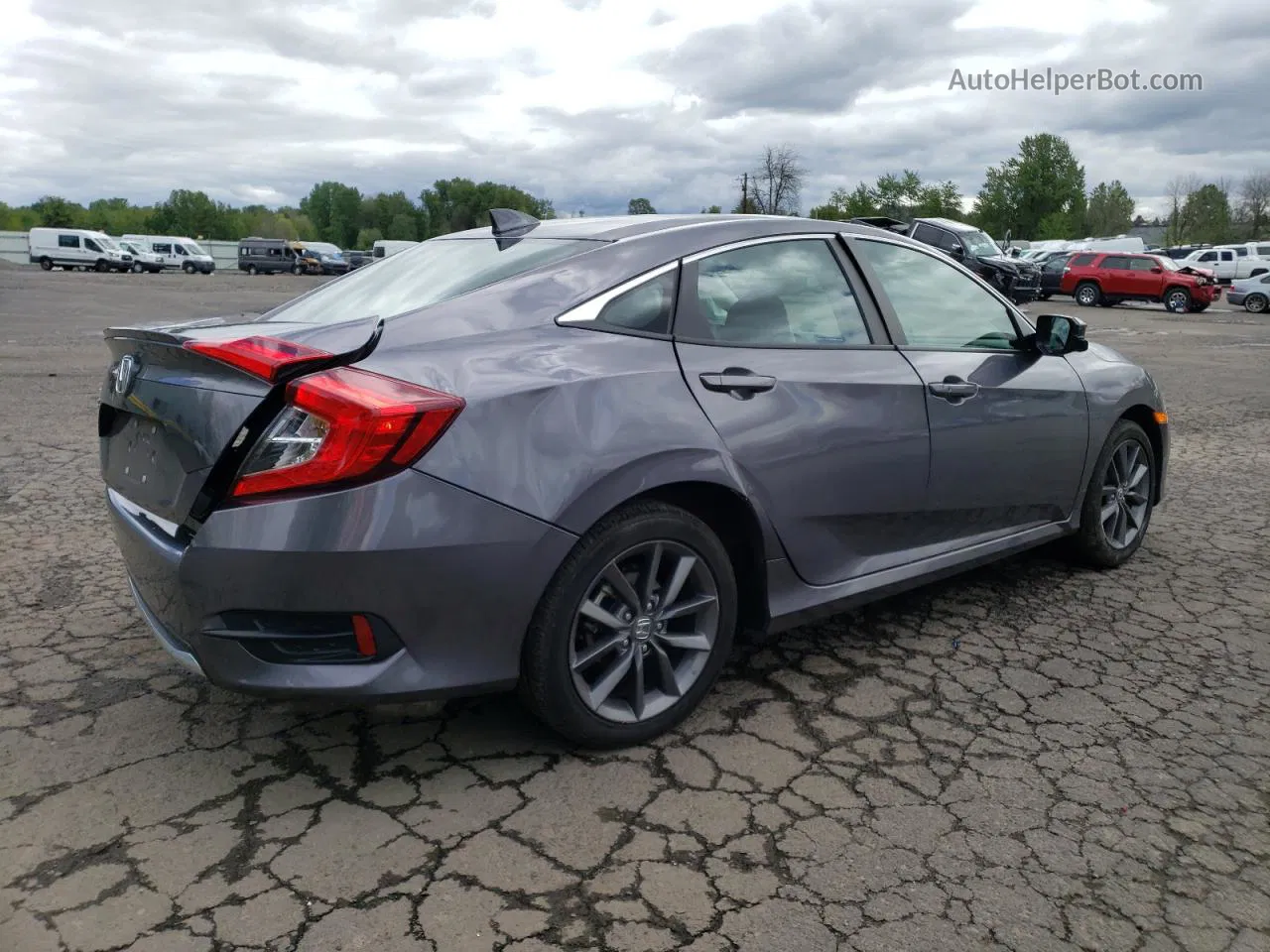 2020 Honda Civic Ex Charcoal vin: 19XFC1F38LE214416