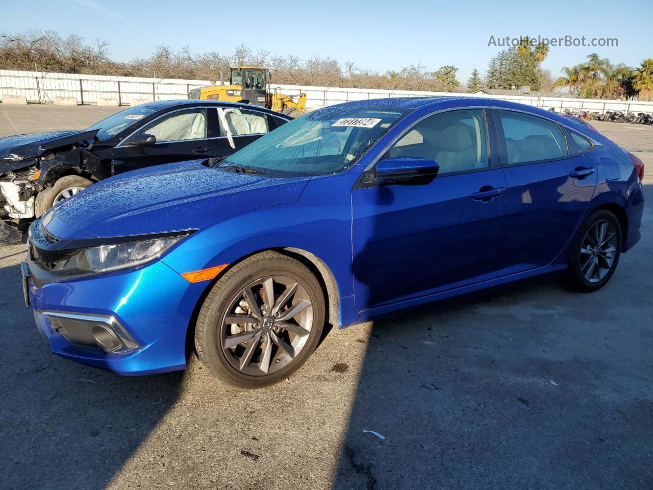 2020 Honda Civic Ex Blue vin: 19XFC1F38LE214741