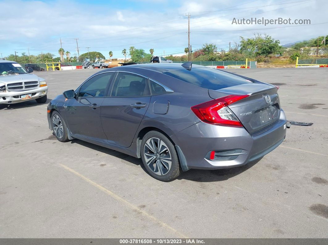 2016 Honda Civic Sedan Ex-t Gray vin: 19XFC1F39GE011587