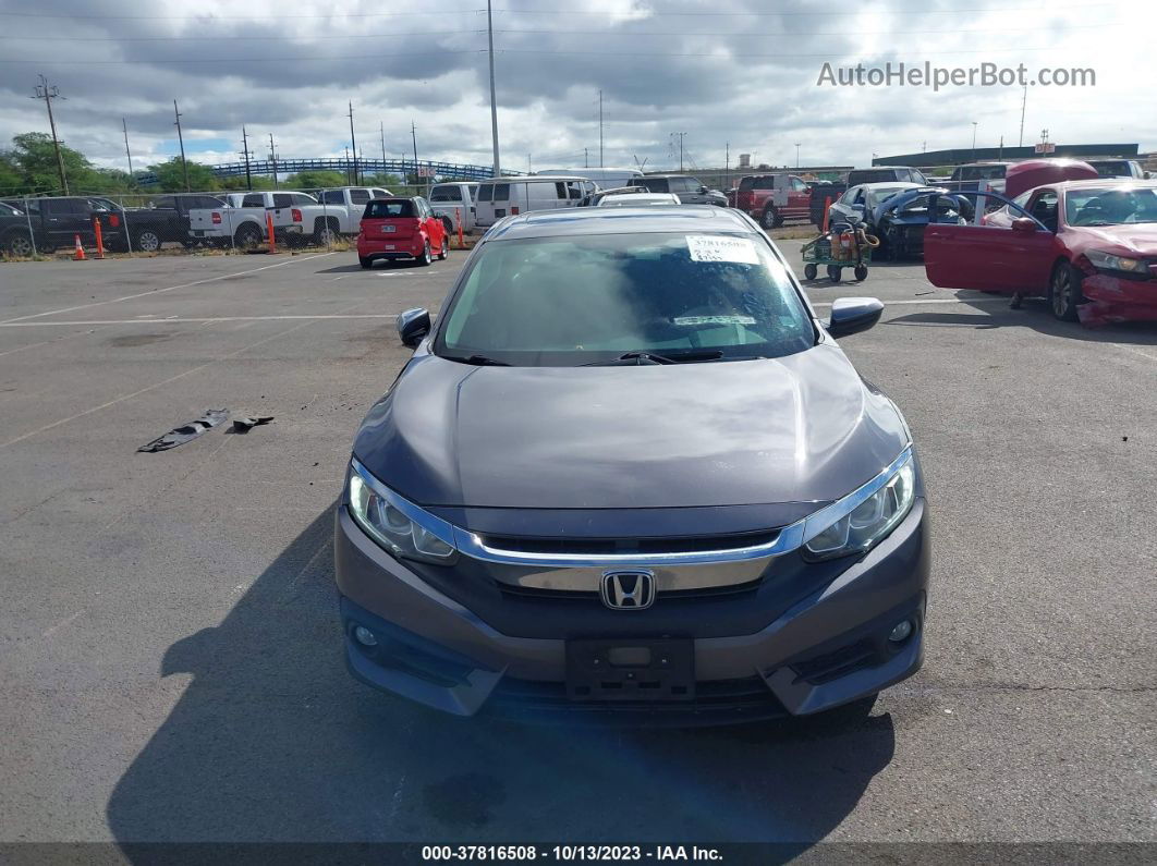 2016 Honda Civic Sedan Ex-t Gray vin: 19XFC1F39GE011587