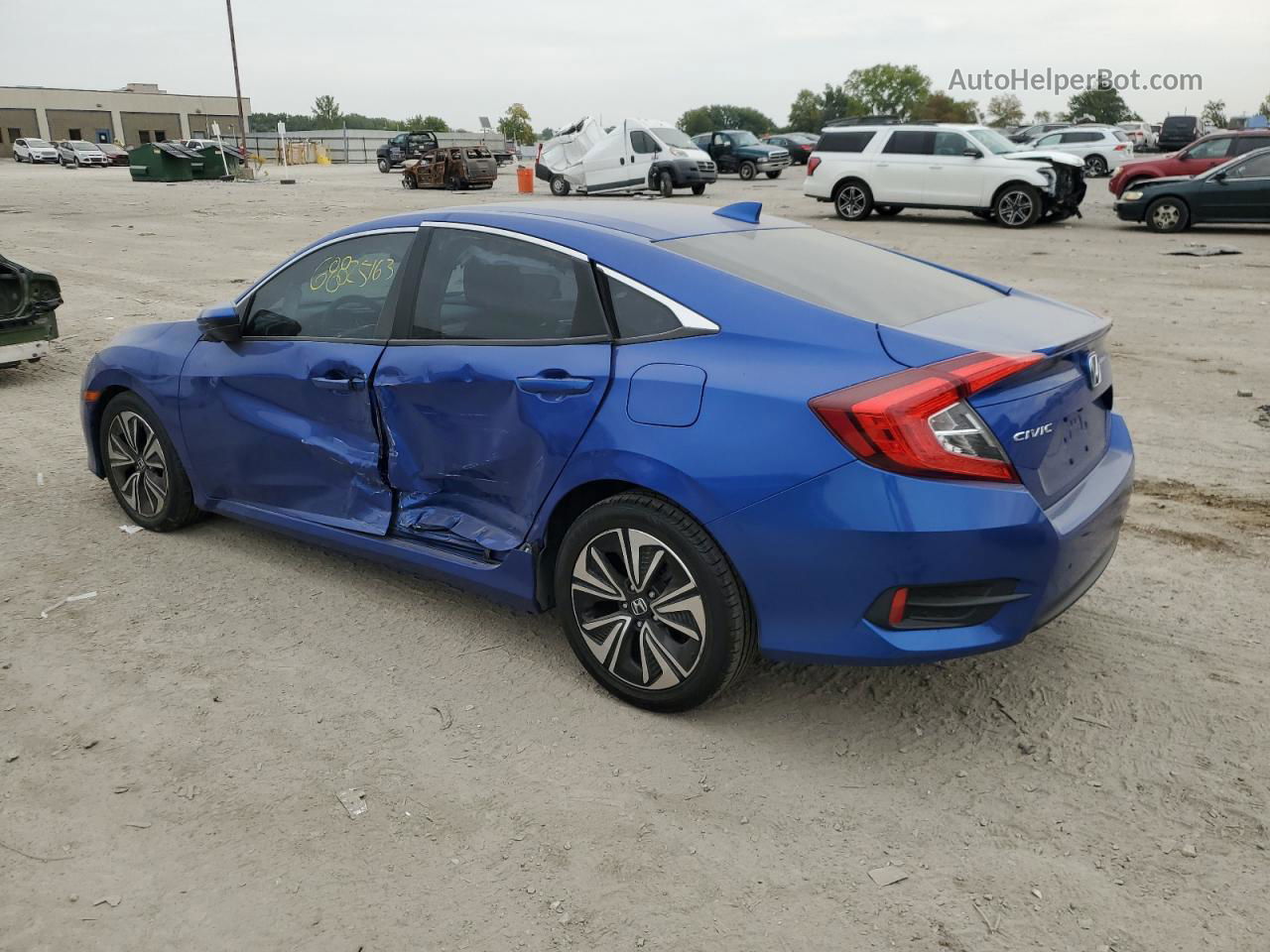 2016 Honda Civic Ex Blue vin: 19XFC1F39GE013047