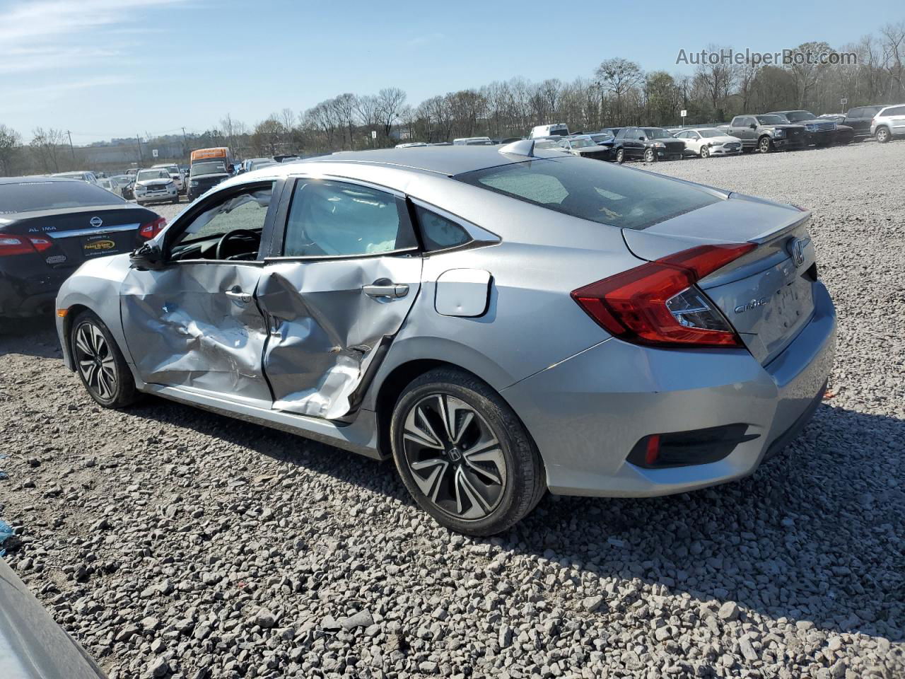 2016 Honda Civic Ex Silver vin: 19XFC1F39GE019592